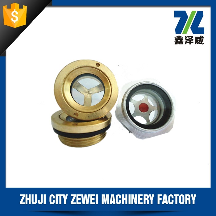 供应 27*1.5  铝合金/铜油标  油窗 油镜