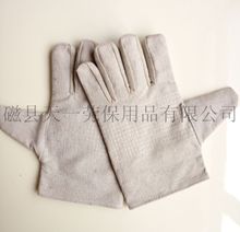 Các nhà sản xuất sản xuất và gia công tất cả các loại bảo hiểm lao động may dày chống mài mòn cung cấp hàn găng tay vải hai lớp bảo vệ Găng tay chịu nhiệt độ cao