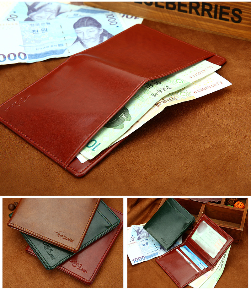 33g Weight Synthetic Leather Lining Material Flip Cover Closure Type Travel Occasion Pu Leather Material Animal Pattern Unisex Gender Lace Design Square Shape Coffee, Dark Green, Black Color Fashion Leather Ultra-thin Korean New Men's Wallet Wholesale 8