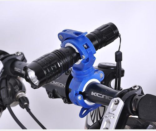Light stand bicycle flashlight lamp clip front light stand fixed bracket bicycle clip mountain bike riding equipment accessories