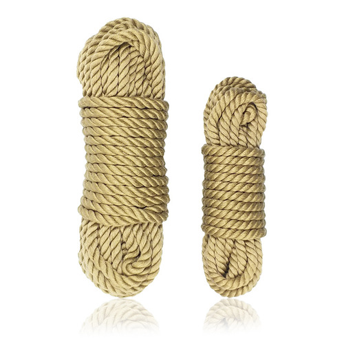 SM sex and love toys, male and female training equipment, binding and bondage, 10 meters imitation hemp rope, flirting rope, art turtle binding rope