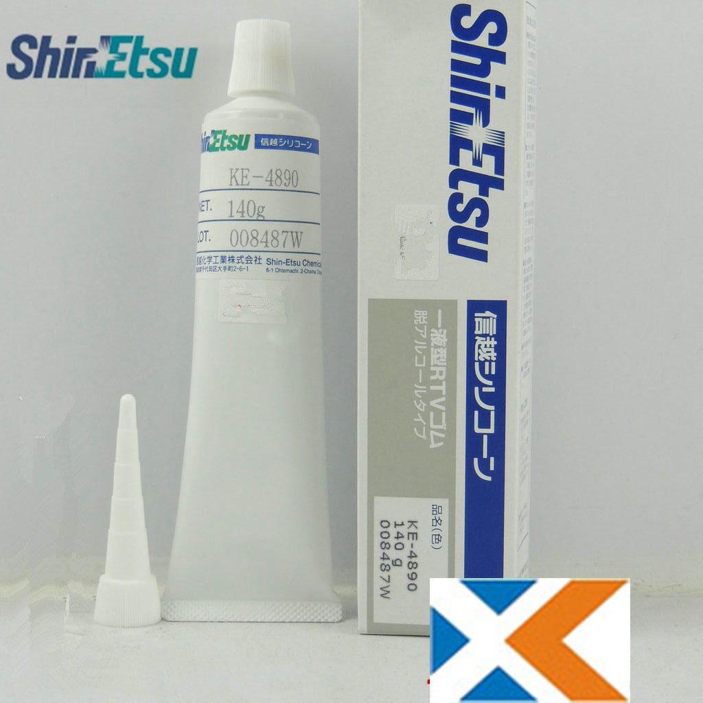 信越KE4890保护硅胶  电子元件固定胶 绝缘阻燃胶 白色140g
