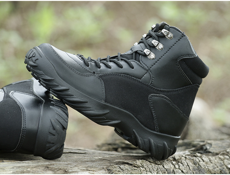 Bottes militaires pour homme en cuir - Ref 1397338 Image 16