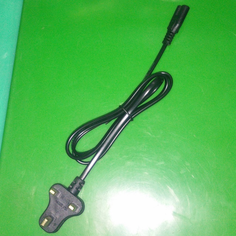 大量生产 3插小英式电源线8字尾  量大价优 长度可定制