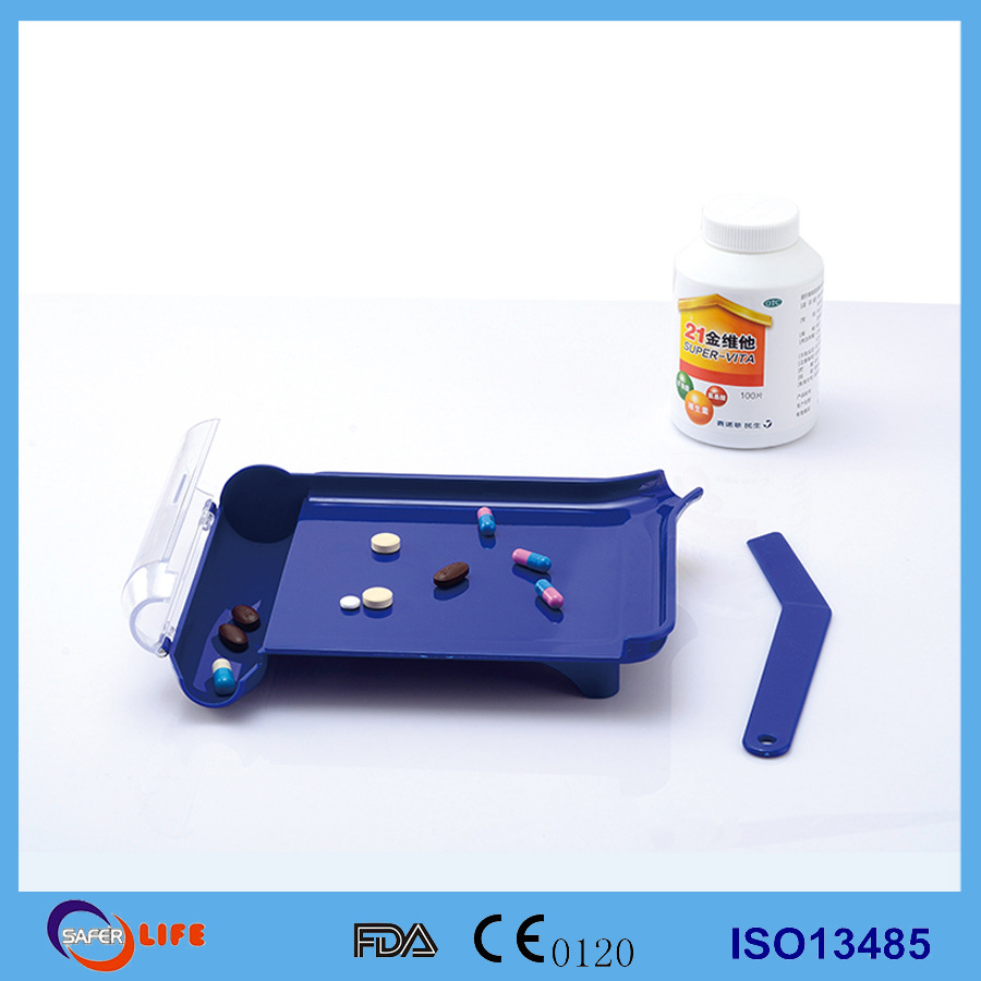 分药拨药盘药丸胶囊分配托盘配药数药盘 Alloting medicine plate