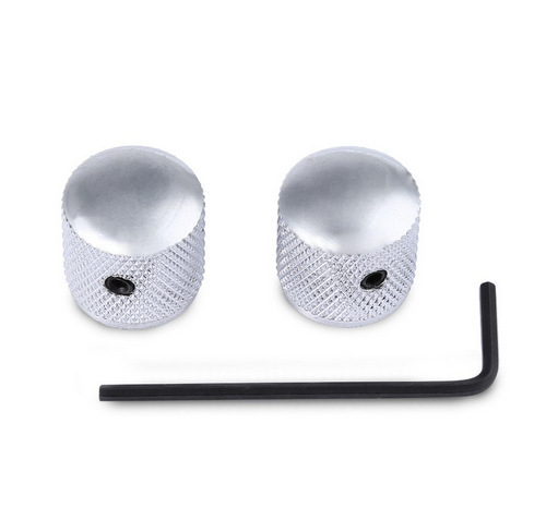 Electric guitar metal volume tuners, bass volume tuners, perforated iron knobs, volume knob switch caps