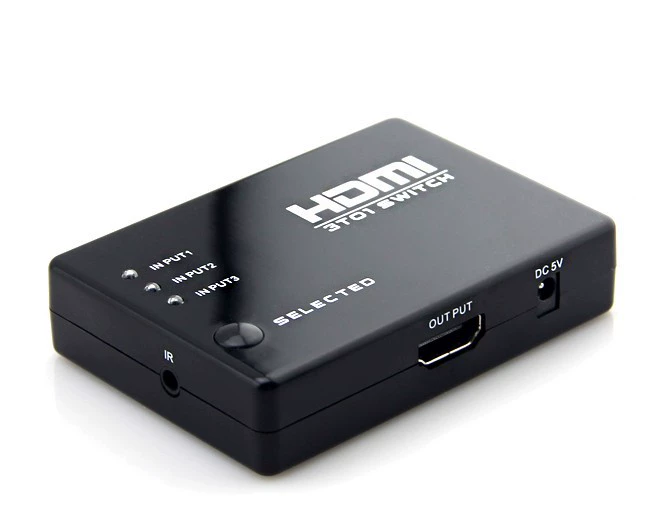 HDMI коммутатор 3 в 1, HD видео переключатель