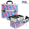 Manufactor Direct selling aluminium alloy portable Makeup box Stripped of Party membership and expelled from public office Lock major Makeup Nail enhancement Cosmetics Needlework hold-all