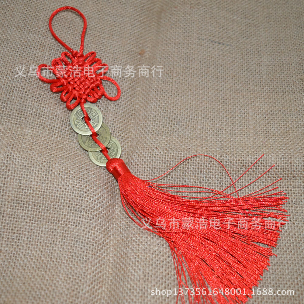 厂家直销中国结风水产品定制钱到家挂件金属工艺品 阿里巴巴