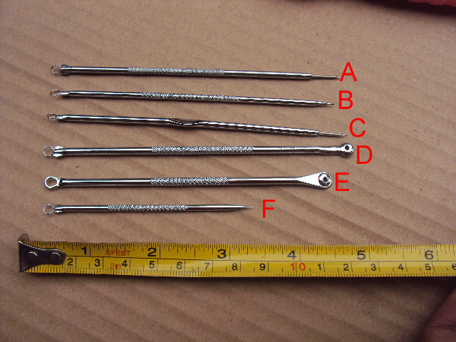 不锈钢粉刺针 暗疮针 米节针 黑头针 角栓鼻头