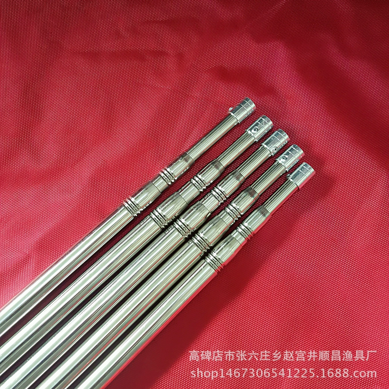 Утолщенная стальная труба из нержавеющей стали 1,5-7 метров тисненая удочка рыболовные аксессуары рыболовная сеть оптом