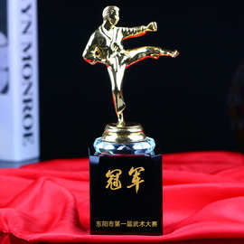 厂家金属奖杯运动表彰奖杯 创意武术比赛冠军奖杯厂家批发