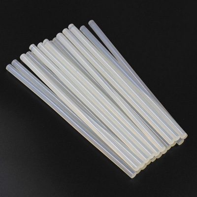 廠家直銷透明熱熔膠棒 7mm/11mm高溫熱熔膠條高粘透明熱熔槍膠棒