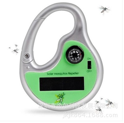 超声波太阳能驱蚊器郊外旅游 夜钓 必备灭蚊防蚊器夏天必备良品