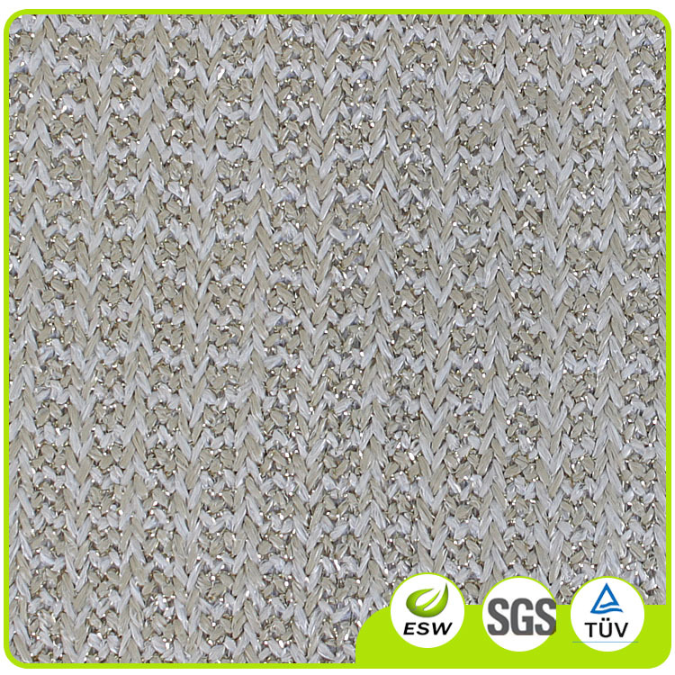 专业批发  PP草编织休闲帽子布料塑料编织布料PP夹金线布料