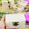 Rectangular retro wooden box, wooden storage system, accessory, storage box