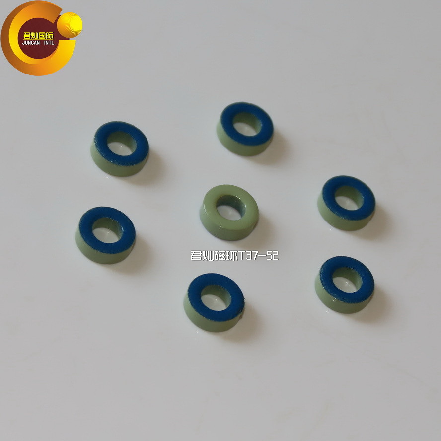 【君灿磁环磁芯】 T37-52 铁粉芯蓝绿环