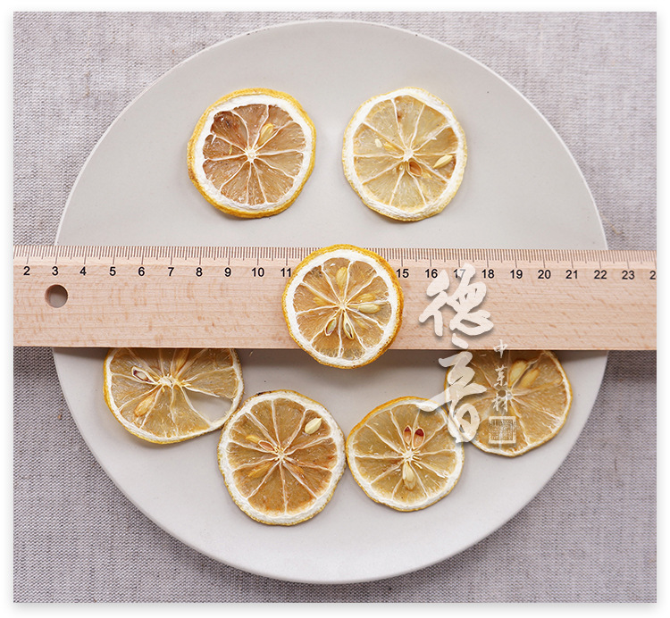 Dried Lemon Slices Ningmeng Pian Freeze Dried Citrus limon Fruit Tea Slices for Infusions and Culinary Use 100g Bag quality and texture