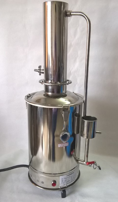 YA-ZD-10不锈钢电热蒸馏水器 沪粤明10L电热蒸馏水器