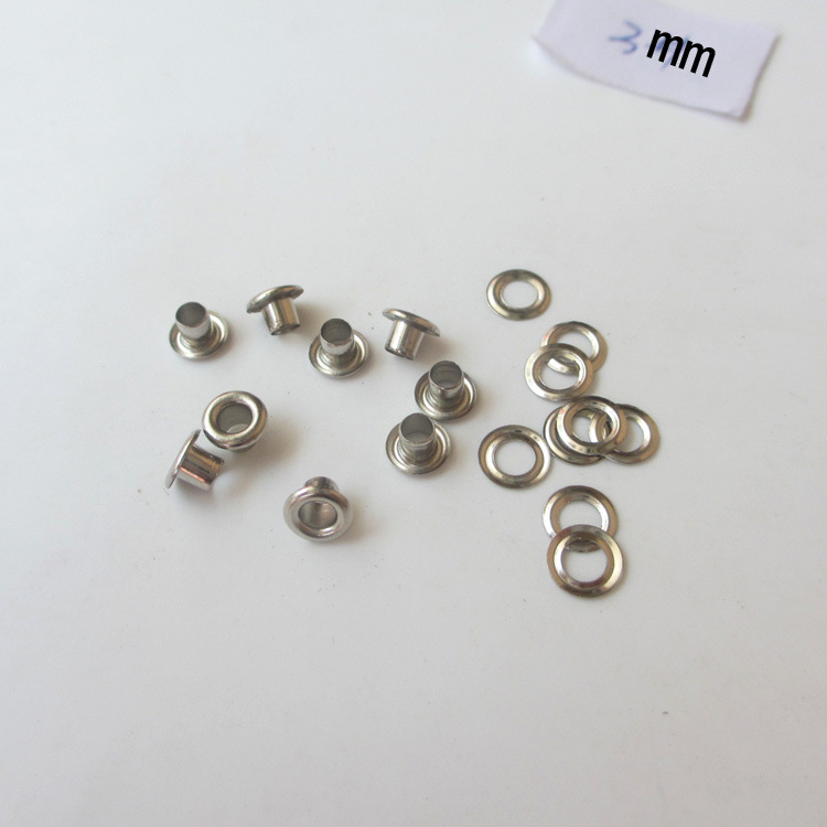 3mm鸡眼银色