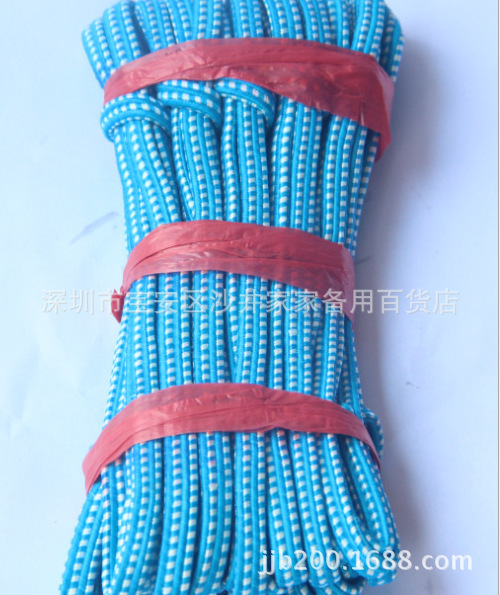 厂家批发扁松紧彩色高弹力绳扁松紧绳