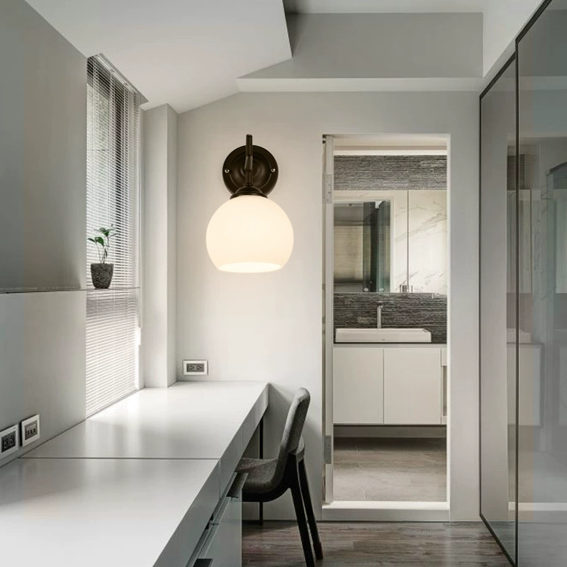 Modern sconce, glass wall lights for bed for bedroom