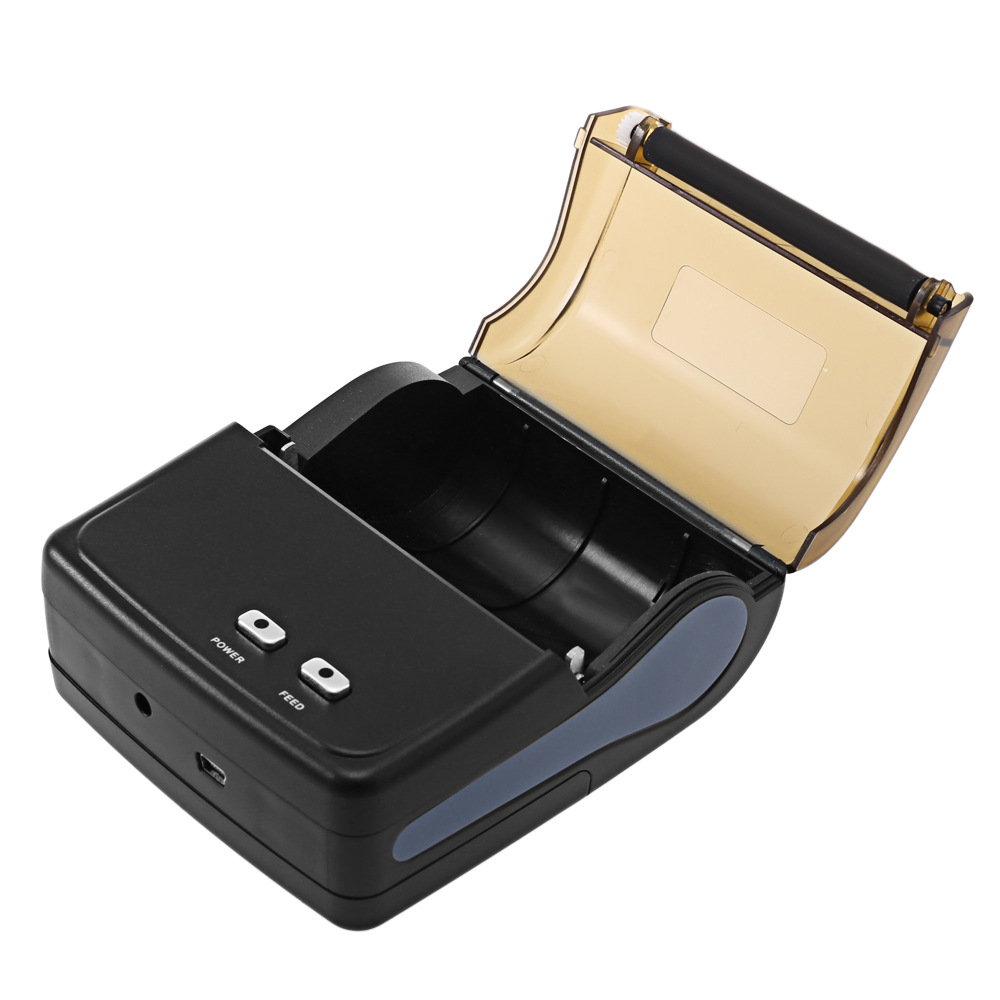 Qunsuo handheld bolsillo orden apertura ropa restaurante 80mm Android iOS portátil Bluetooth impresora térmica de código barras