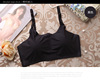 Silk wireless bra, top with cups, tank top, bra top, lifting effect