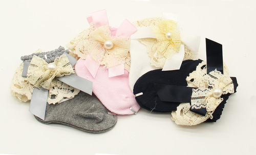 Baby Large Ruffle Socks Cotton Socks Sweat Absorbent Birthday Socks Festival Socks Baby Socks 0-12 Months