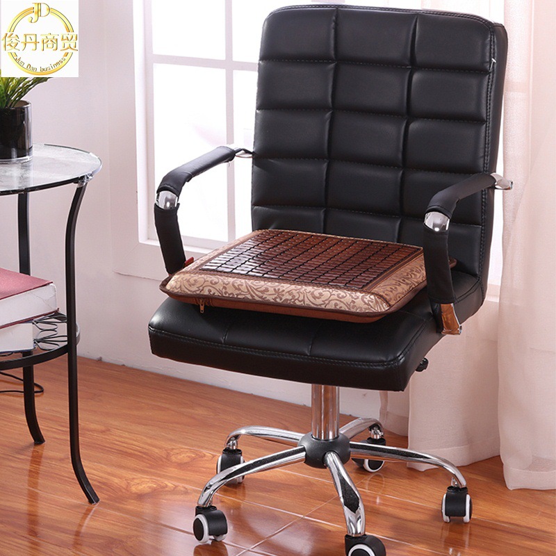 批发夏季麻将坐垫竹凉席坐垫海绵防滑透气餐桌椅子坐垫含芯