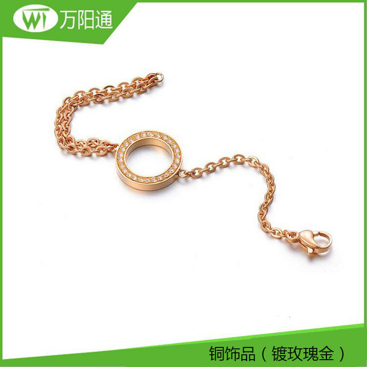 铜饰品真空电镀加工 真空电镀玫瑰金加工 真空电镀加工