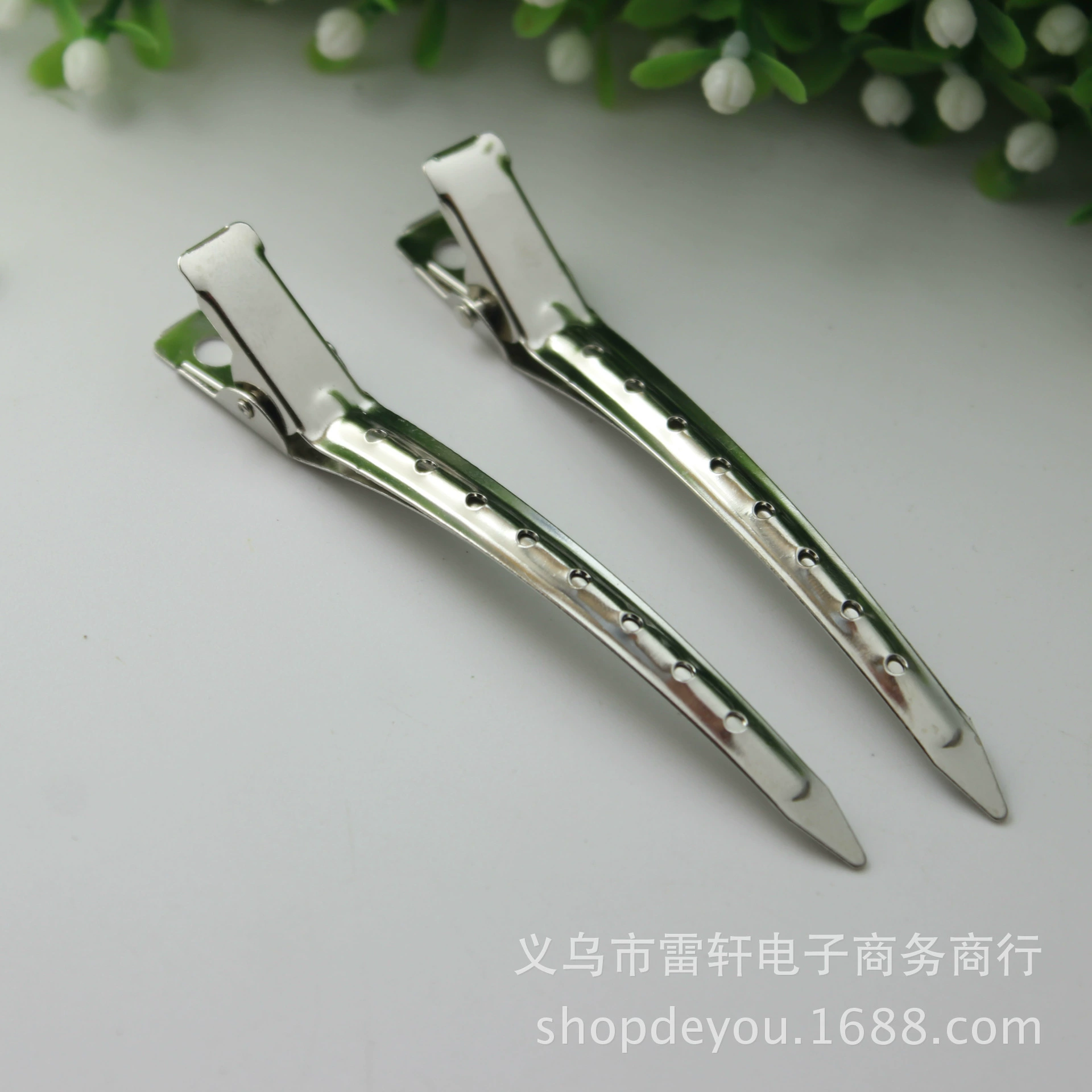 Hair Clip 9 cm, 304 Stainless Steel, Large Non‑Traceless Salon Clip