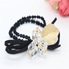 New head rope Korean version of female diamond diamond hair, hair rope, hair with hair rubber band 2 yuan store goods wholesale