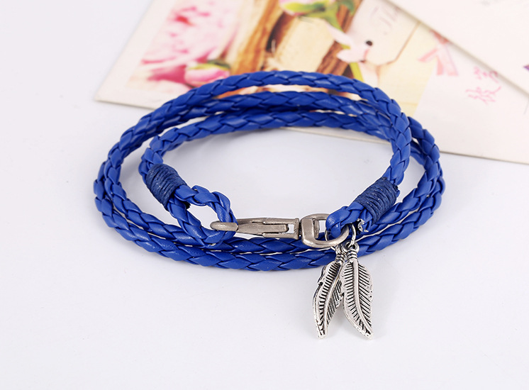 fashion new hand-woven ethnic leather bracelet