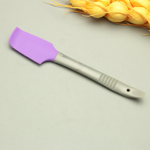 多功能创意硅胶刮刀 家用刮刀弯头 硅胶奶油刮刀挂尾