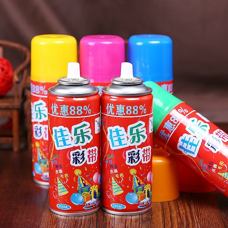 婚慶用品 結婚慶典手噴噴彩 節日派對慶典狂歡手噴彩帶批發