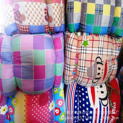 批發家庭賓館酒店大學生宿舍棉被批發定做棉花褥子軍綠墊被子