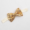 Children's high quality headband, nail sequins handmade with bow, accessory, new collection