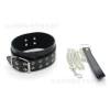 Black double row pin buckle chain traction