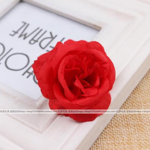 Simulated rose head, flower corsage, silk flower head for wedding, door flower arrangement shooting props, garland material department