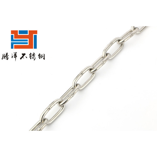 304 stainless steel chain iron lock chain long ring pet dog chain ring chandelier clothes railing anchor chain lifting chain