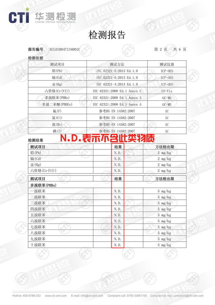 无尘布检测报告2
