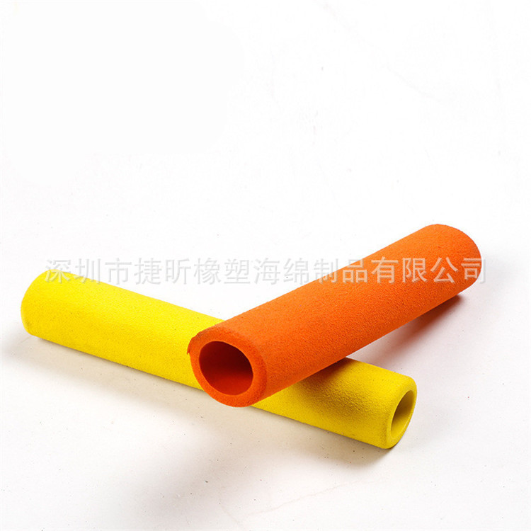 捷昕供应运动器材手把套 NBR手柄套 光滑自行车海绵握把套
