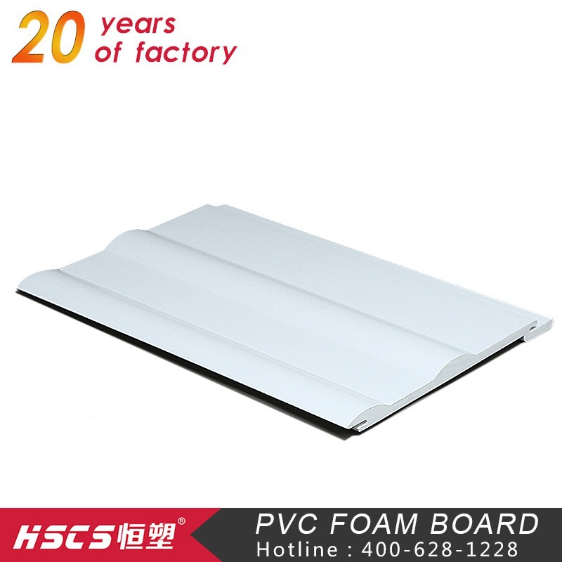 Tablero de espuma de PVC directo de fábrica al aire libre especial de PVC techo hebilla de plástico garantía de calidad