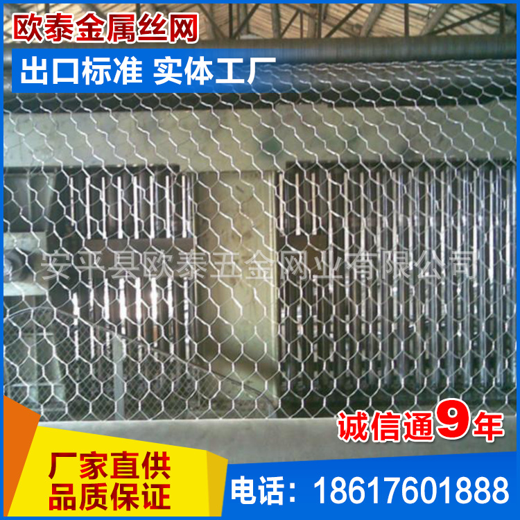 加工定制包塑边坡防护格宾网 镀锌拧花六角石笼网