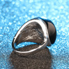 Retro black accessory, resin, ring, wholesale