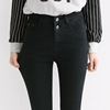 A large size a new type of dark jeans a small foot pencil pants and a quick sale of the Amazon