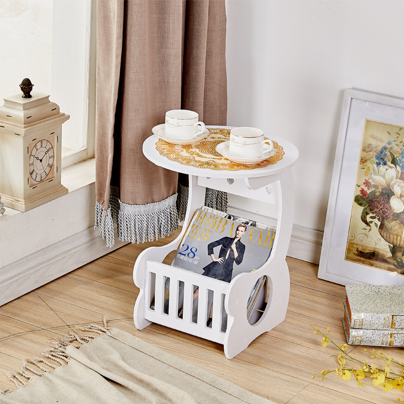 European Coffee Table Bedroom Balcony Leisure Magazine Table Cup Several Korean Verito Living Room Super round table Factory direct supply