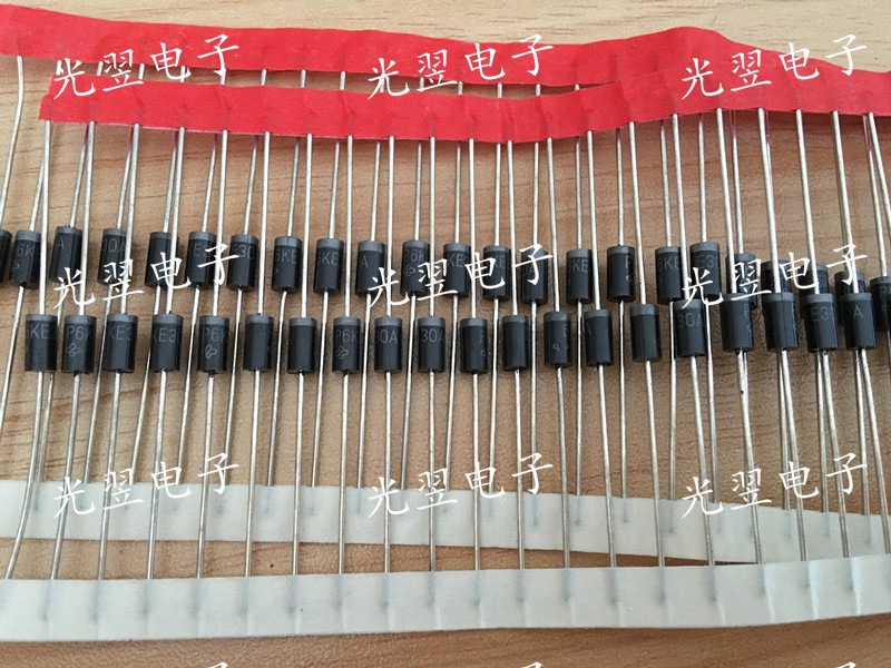 直插TVS二极管 P6KE15A  P6KE16A  VISHAY正品 单向瞬变抑制