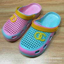 2016夏季新款pvc男女情侣鸟巢包头洞洞透气居家休闲沙滩鞋凉拖鞋